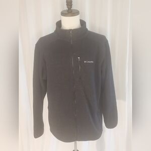 Columbia Men's Omni Wick Full Zip Track Jacket Gray Advanced Evaporation Size L